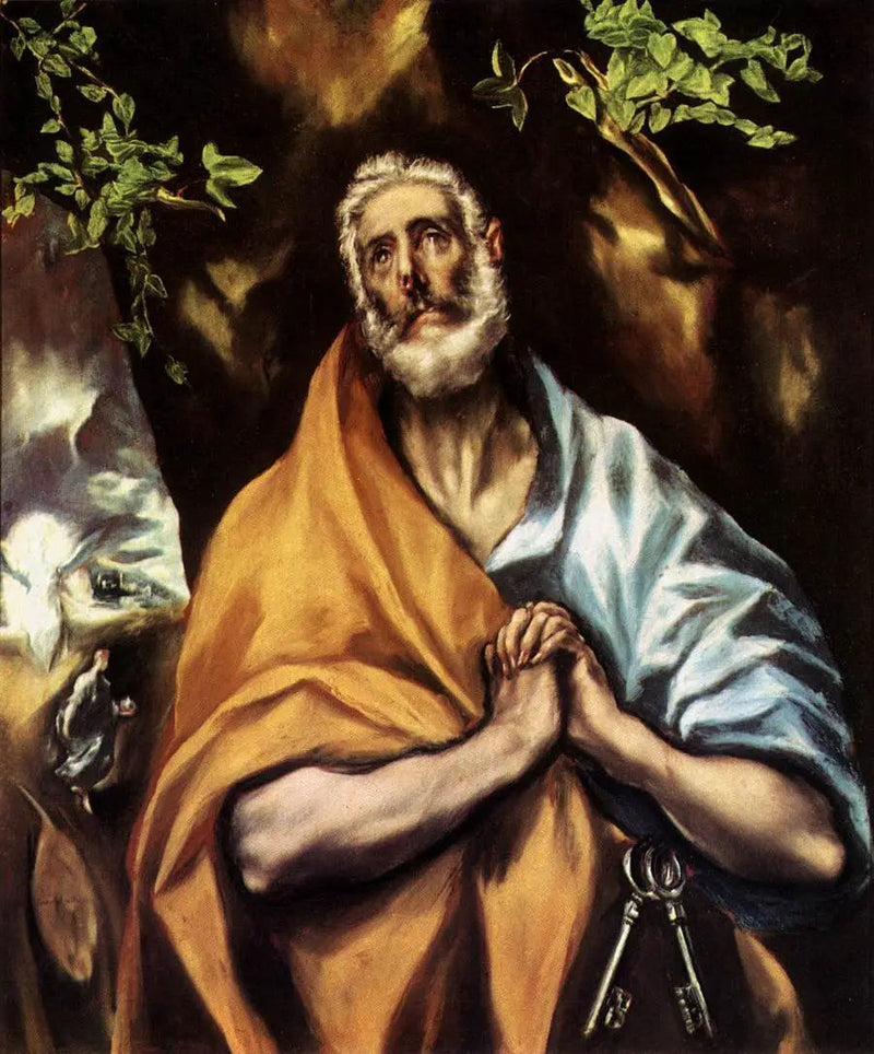 Les larmes de saint Pierre - El Greco