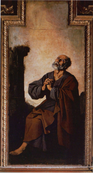 Les larmes de saint Pierre - Francisco de Zurbarán