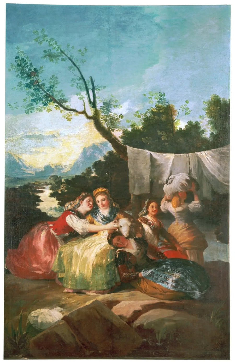 Les Lavandières - Francisco de Goya