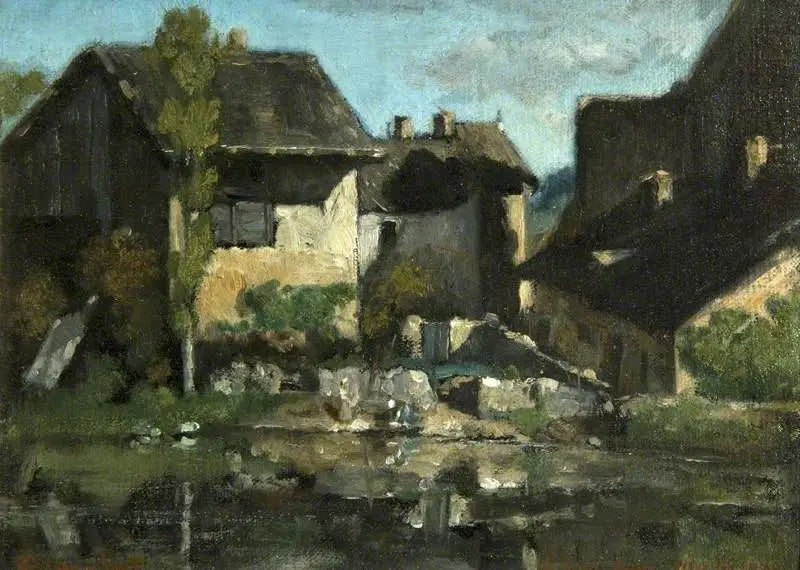 Les Lavandières - Gustave Courbet