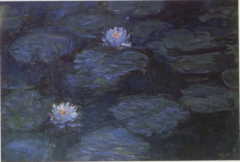 Les lilies d'eau - Claude Monet image 1 reproduction de peinture à l’huile