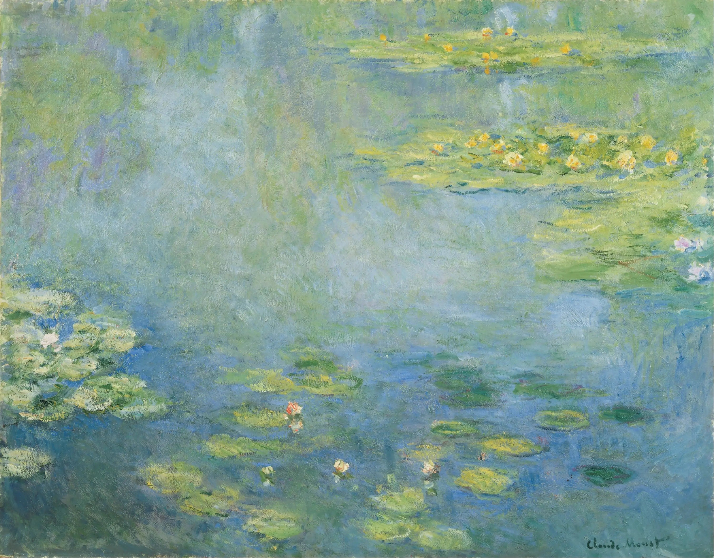 Les lilyes - Claude Monet image 1 reproduction de peinture à l’huile
