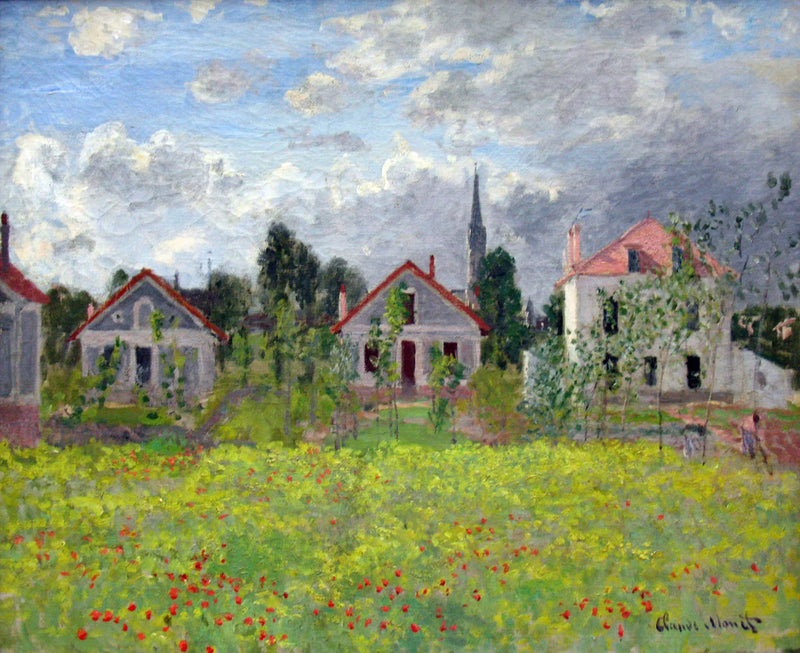 Les maisons d'Argenteuil - Claude Monet