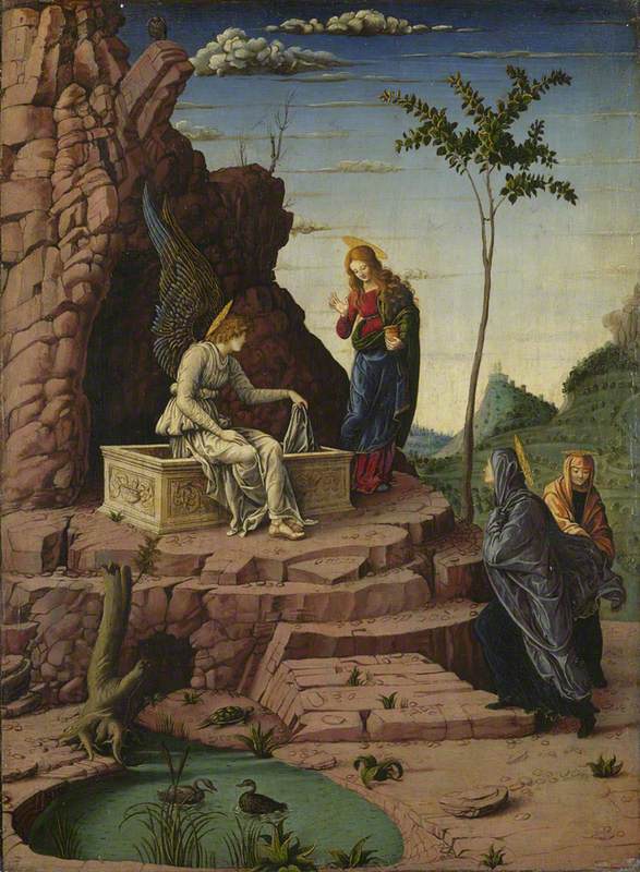 Les Maries au Sépulcre - Andrea Mantegna