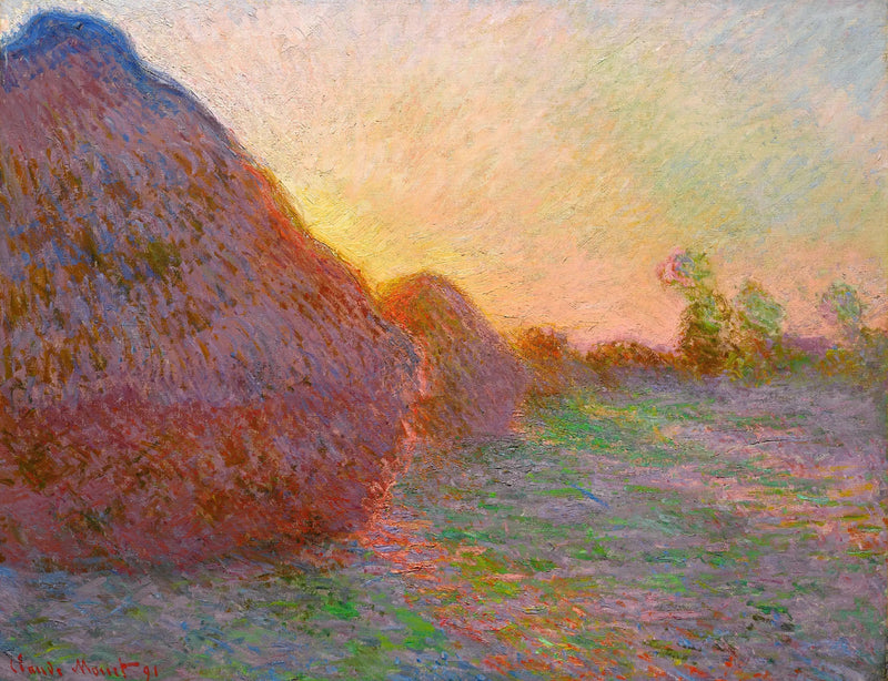 Les meules - Claude Monet