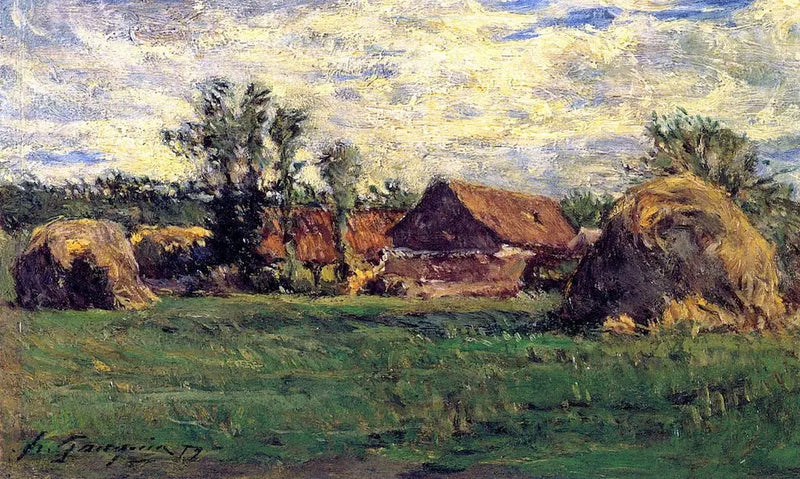 Les Meules, ou Environs de Pontoise - Paul Gauguin
