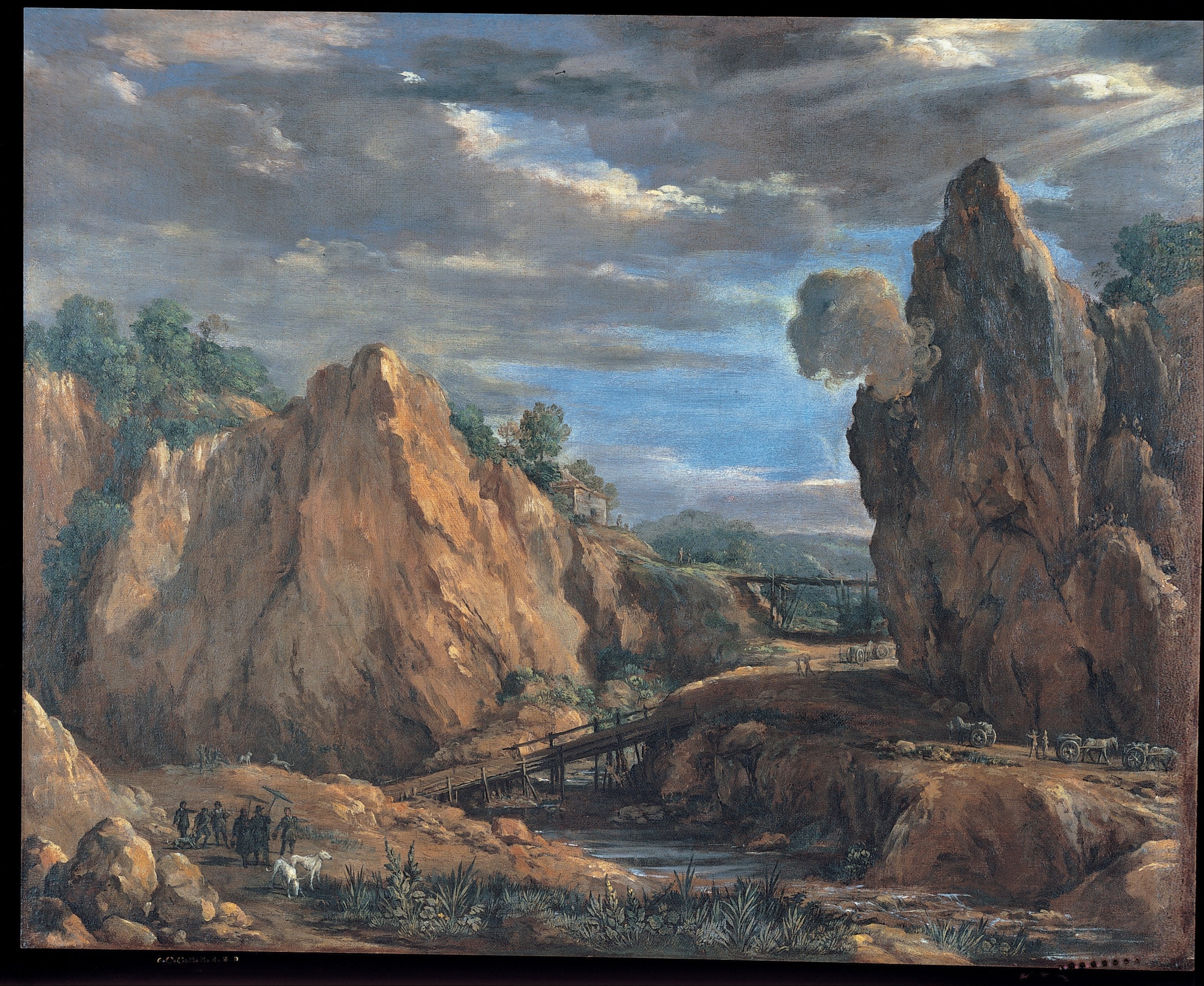 Les mines d’allume de Tolfa - Pietro da Cortona - Alpha Reproduction