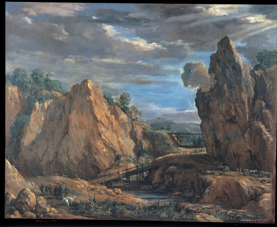 Les mines d'allume de Tolfa - Pietro da Cortona