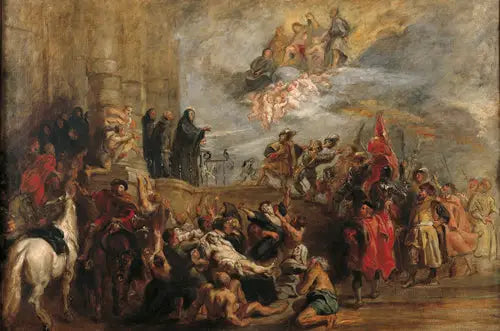 Les miracles de saint Benoît - Eugène Delacroix