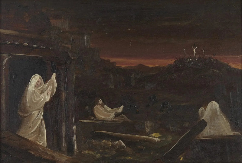 Les morts ressuscitent des tombeaux - Thomas Cole