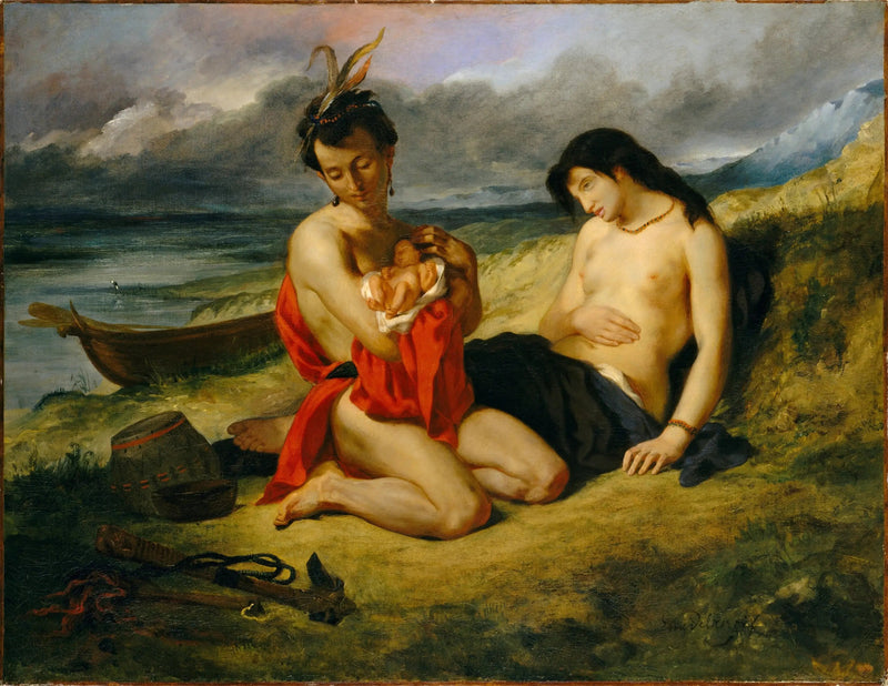 Les Natchez - Eugène Delacroix