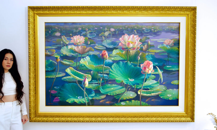 Les Nénuphars II | 160 x 100 cm