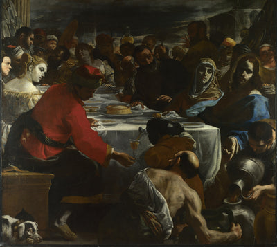 Les Noces de Cana - Mattia Preti - Alpha Reproduction