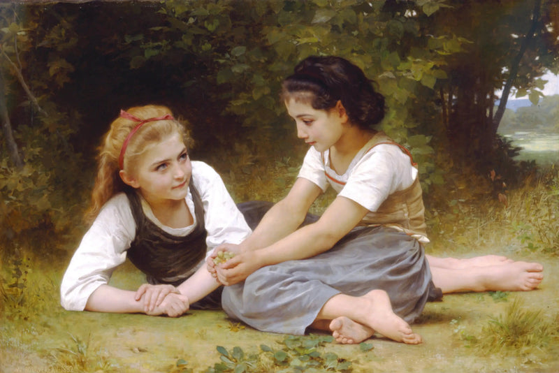 Les Noisettes - Bouguereau
