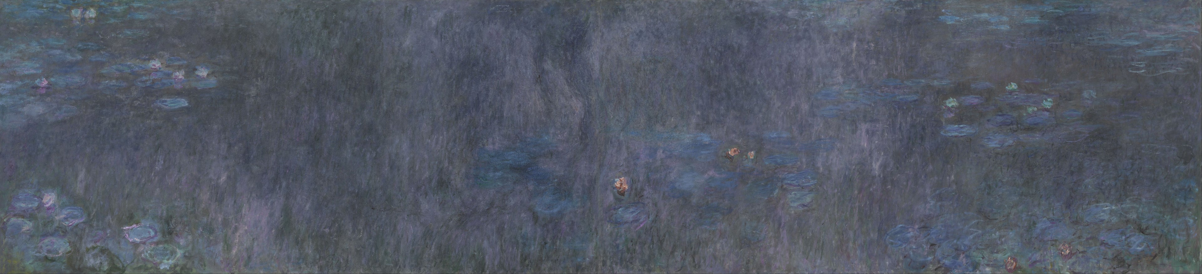 Reproduction du tableau « Les Nymphéas : Reflets d'arbres - Claude Monet » par Alpha Reproduction en peinture à l’huile