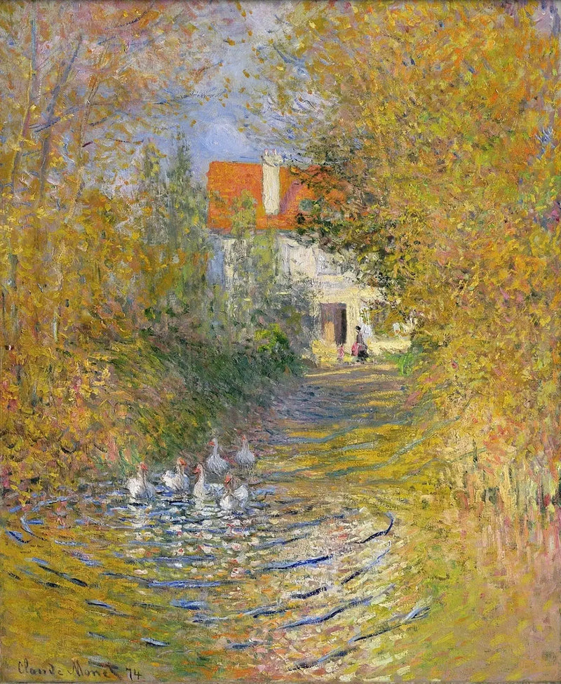 Les oies - Claude Monet