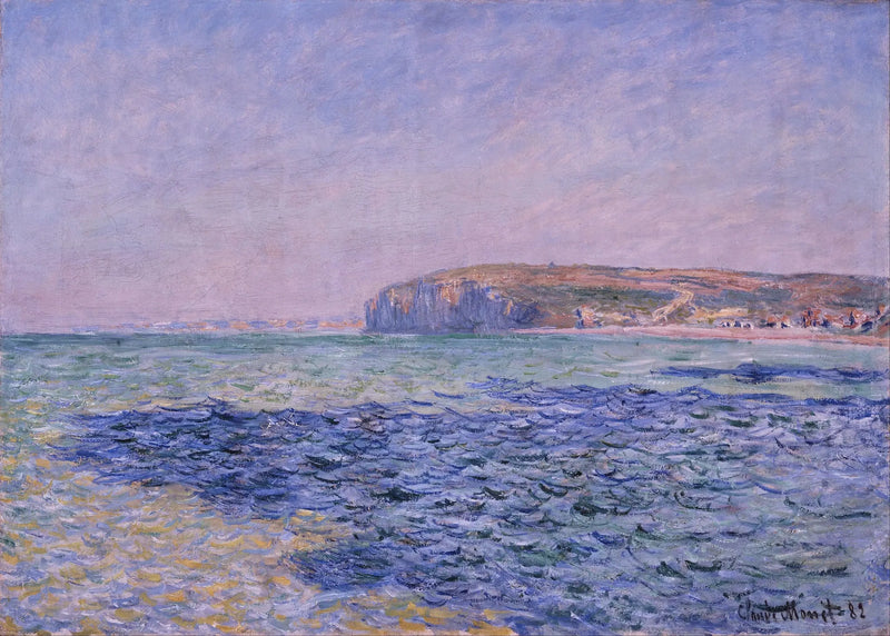 Les ombres sur la mer, les falaises de Pourville - Claude Monet