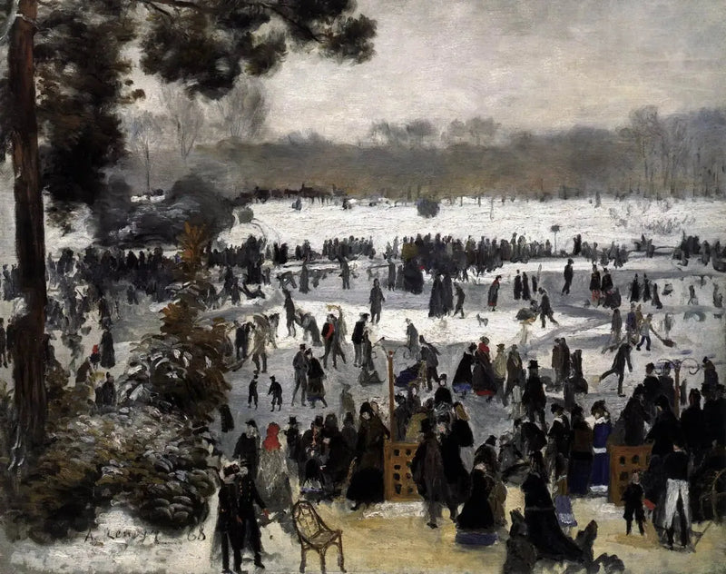 Les Patineurs au Bois de Boulogne - Pierre-Auguste Renoir