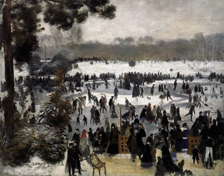 Les Patineurs au Bois de Boulogne - Pierre-Auguste Renoir