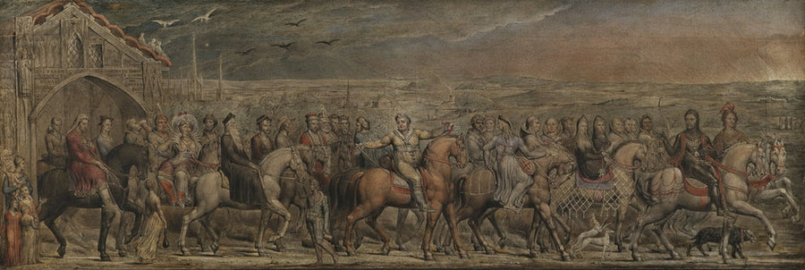 Les pèlerins de Canterbury - William Blake
