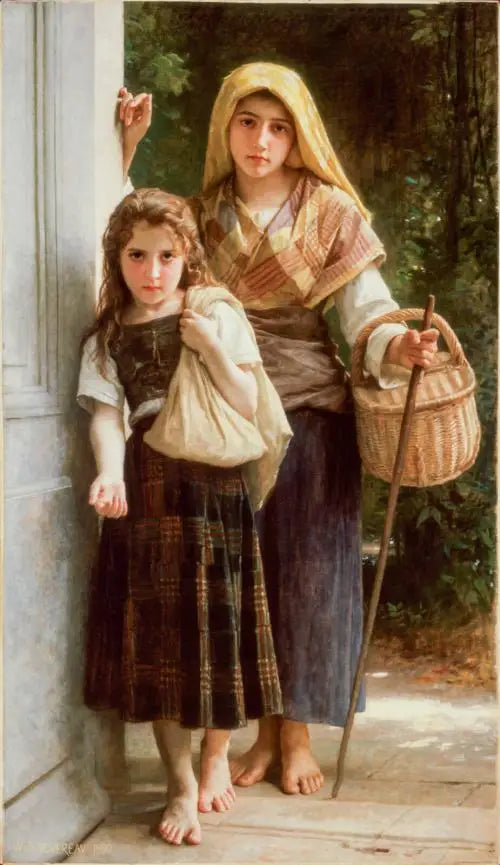 Les Petites Mendiantes - Bouguereau
