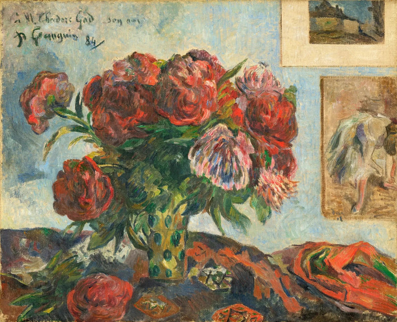 Les Pivoines I - Paul Gauguin
