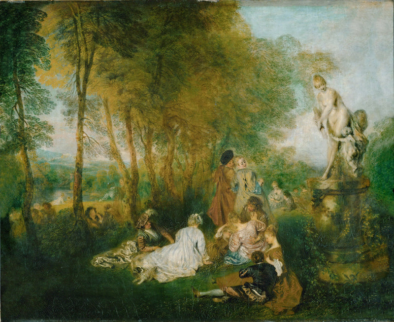Les plaisirs de l’amour - Antoine Watteau