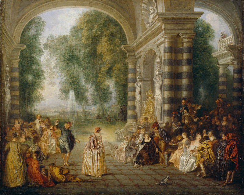Les Plaisirs du bal - Antoine Watteau