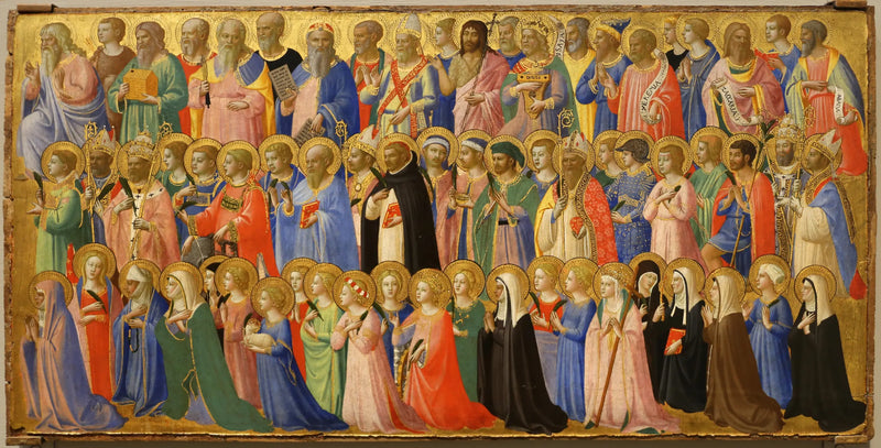 Les précurseurs du Christ avec les saints et les martyrs - Fra Angelico