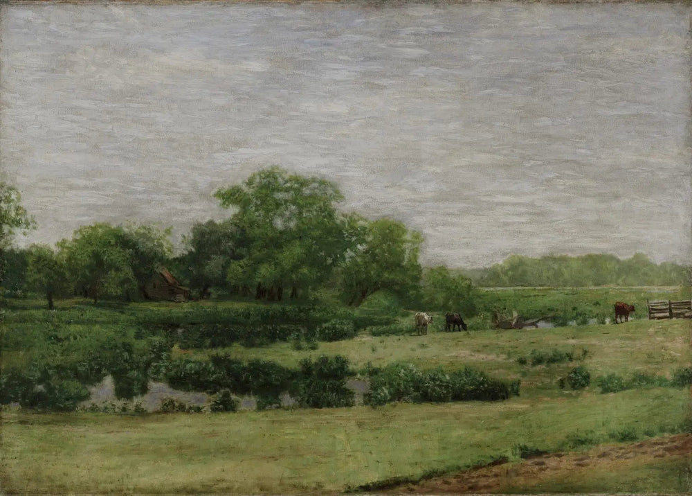 Les prés, Gloucester - Thomas Eakins image 1 reproduction de peinture à l’huile