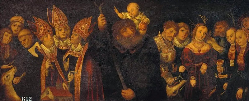 Les quatorze aides dans le besoin - Lucas Cranach the Elder