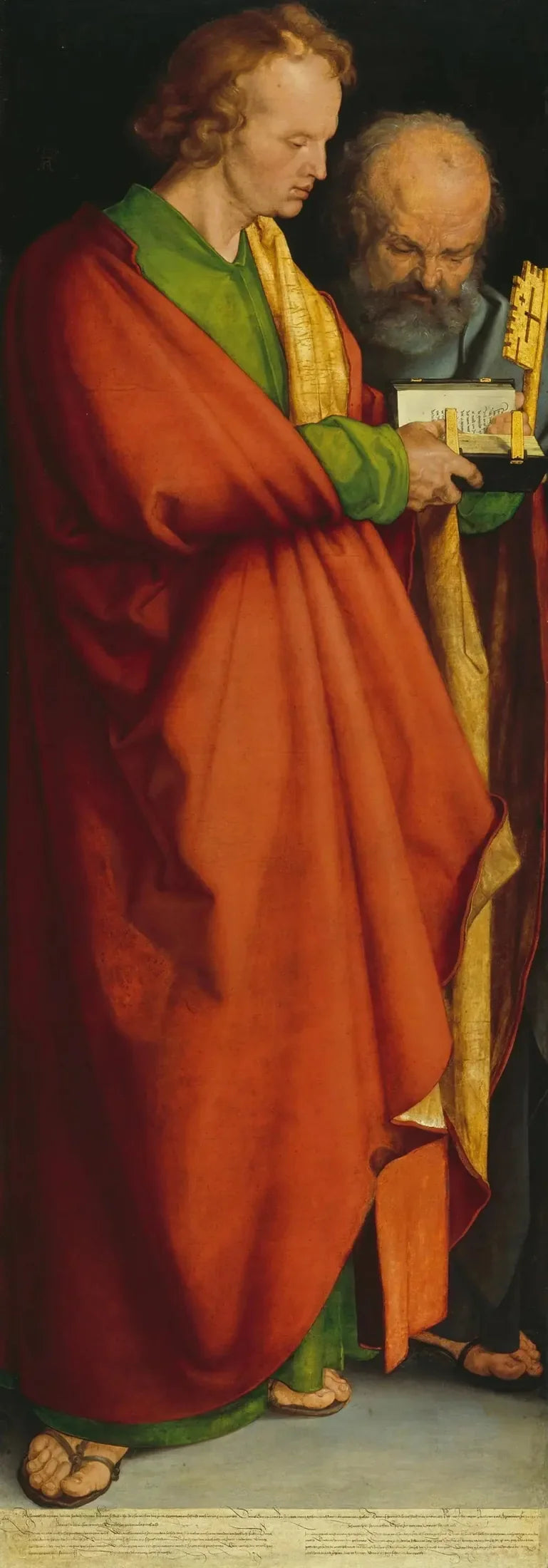 Les quatre apôtres : saints Jean et Pierre - Albrecht Dürer