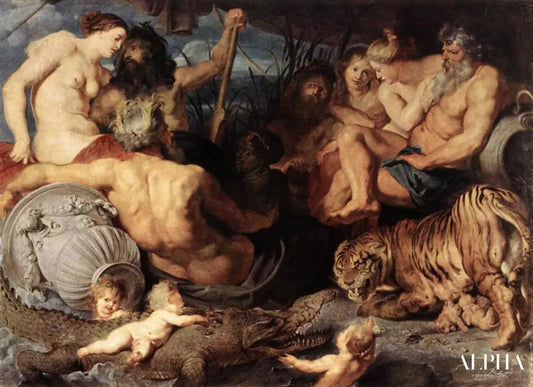 Les quatre continents - Peter Paul Rubens - Reproductions de tableaux et peintures haut de gamme