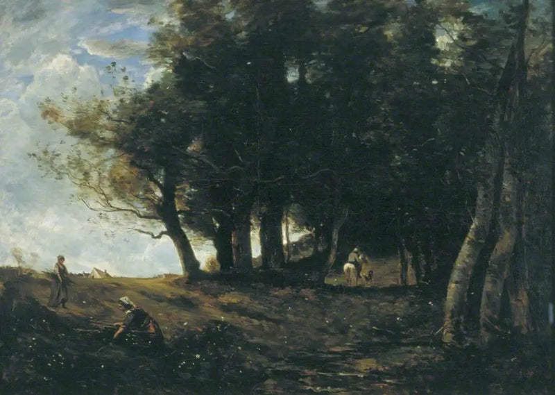 Les ramasseurs de bois - Jean-Baptiste Camille Corot
