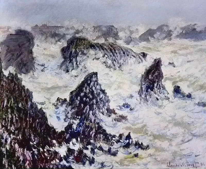Les rochers de Belle-Île - Claude Monet