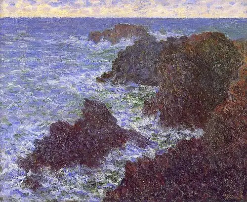 Les Rochers de Belle-Île, la Côte sauvage - Claude Monet