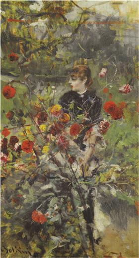Les roses d'été - Giovanni Boldini