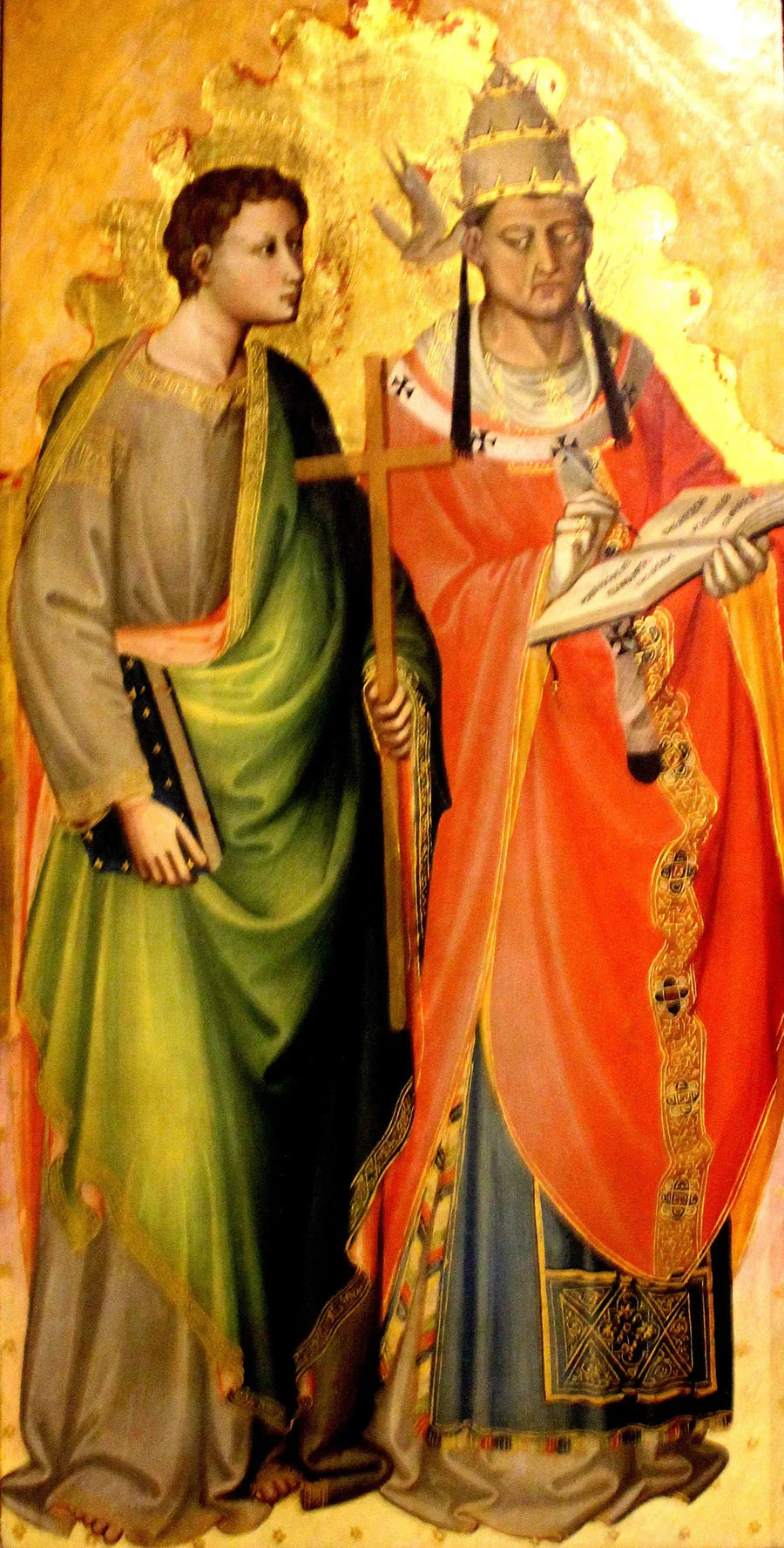 Les saints Grégoire le Grand et Philippe - Bicci di Lorenzo