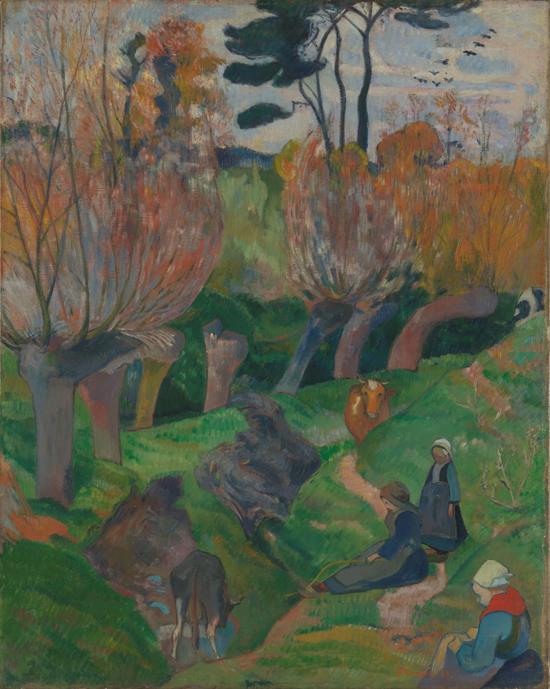 Les Saules - Paul Gauguin