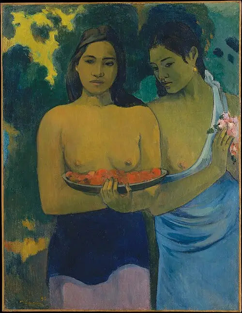 Les Seins aux fleurs rouges - Paul Gauguin