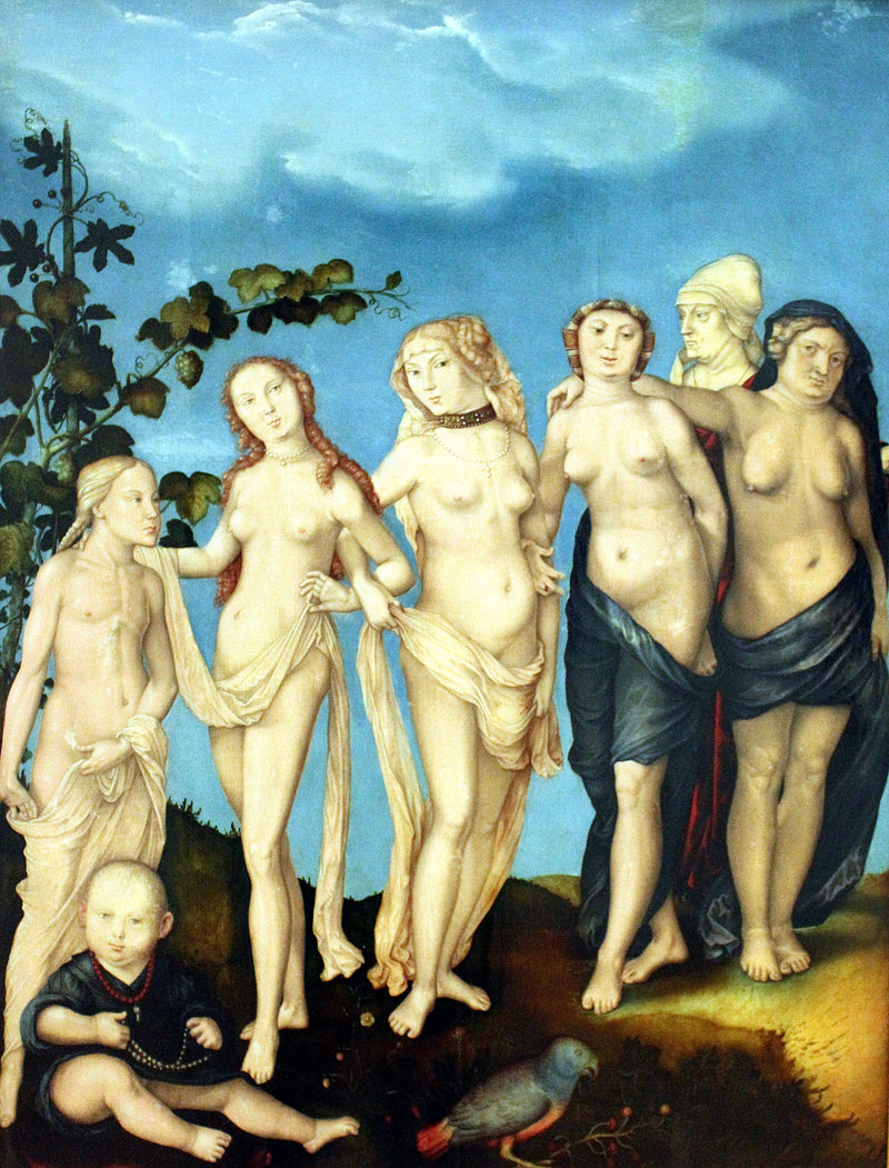 Les sept âges de la femme - Hans Baldung Grien