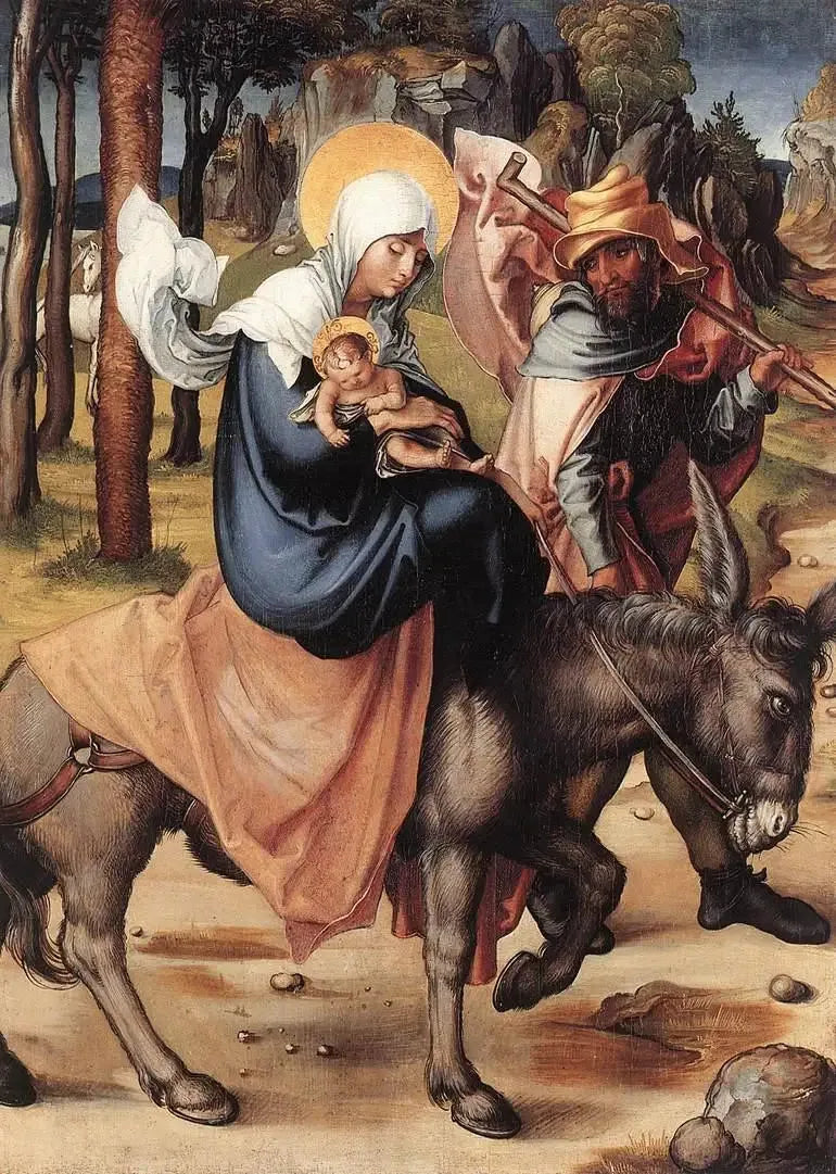 Les Sept Douleurs de la Vierge : La Fuite en Égypte - Albrecht Dürer