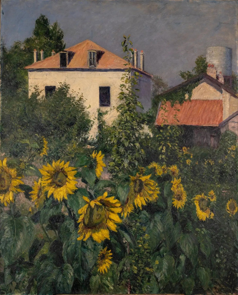 Les Soleils, jardin du Petit Gennevilliers - Gustave Caillebotte