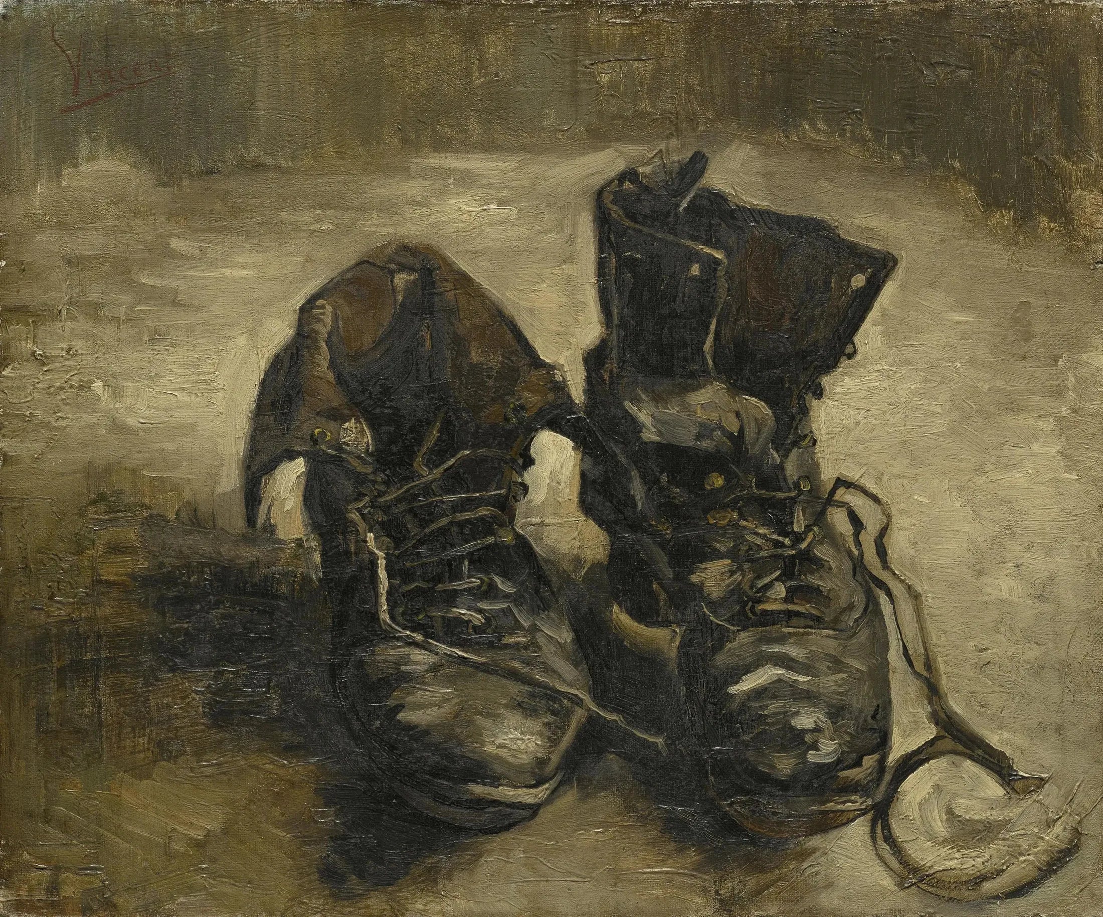 Les Souliers - Vincent van Gogh image 1 reproduction d’œuvre d’art à l’huile