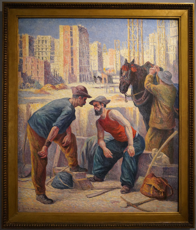 Les terrassiers - Maximilien Luce