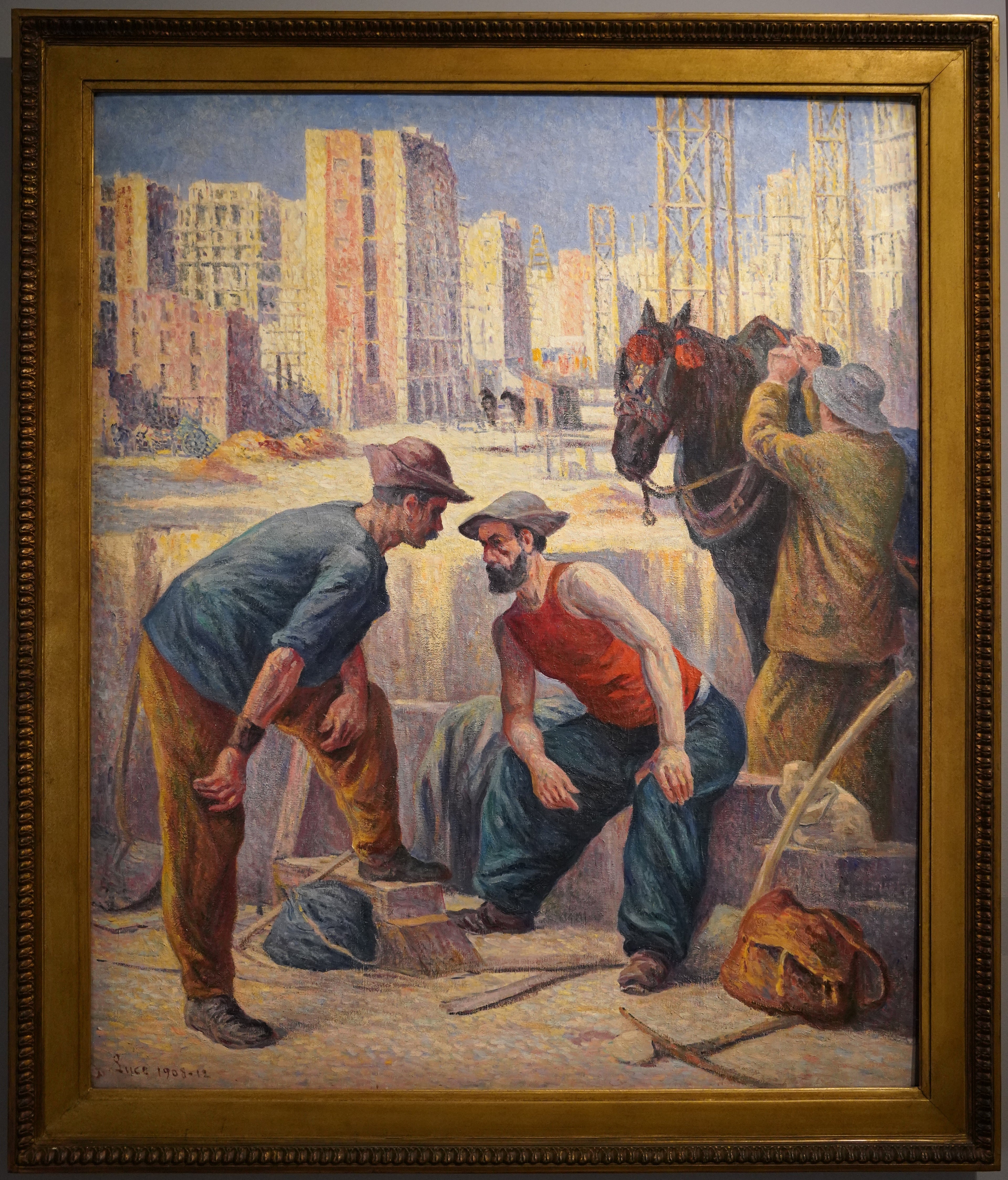 Les terrassiers - Maximilien Luce