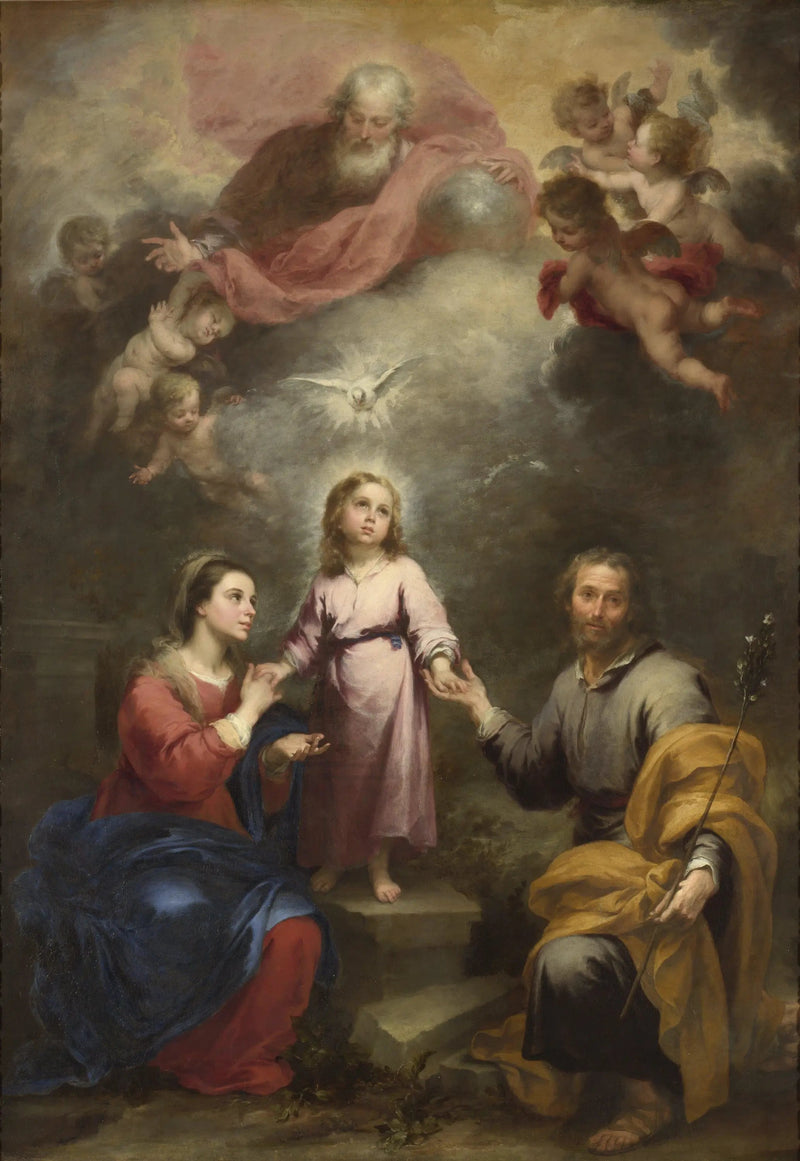 Les Trinités Célestes et Terrestres - Bartolomé Esteban Murillo
