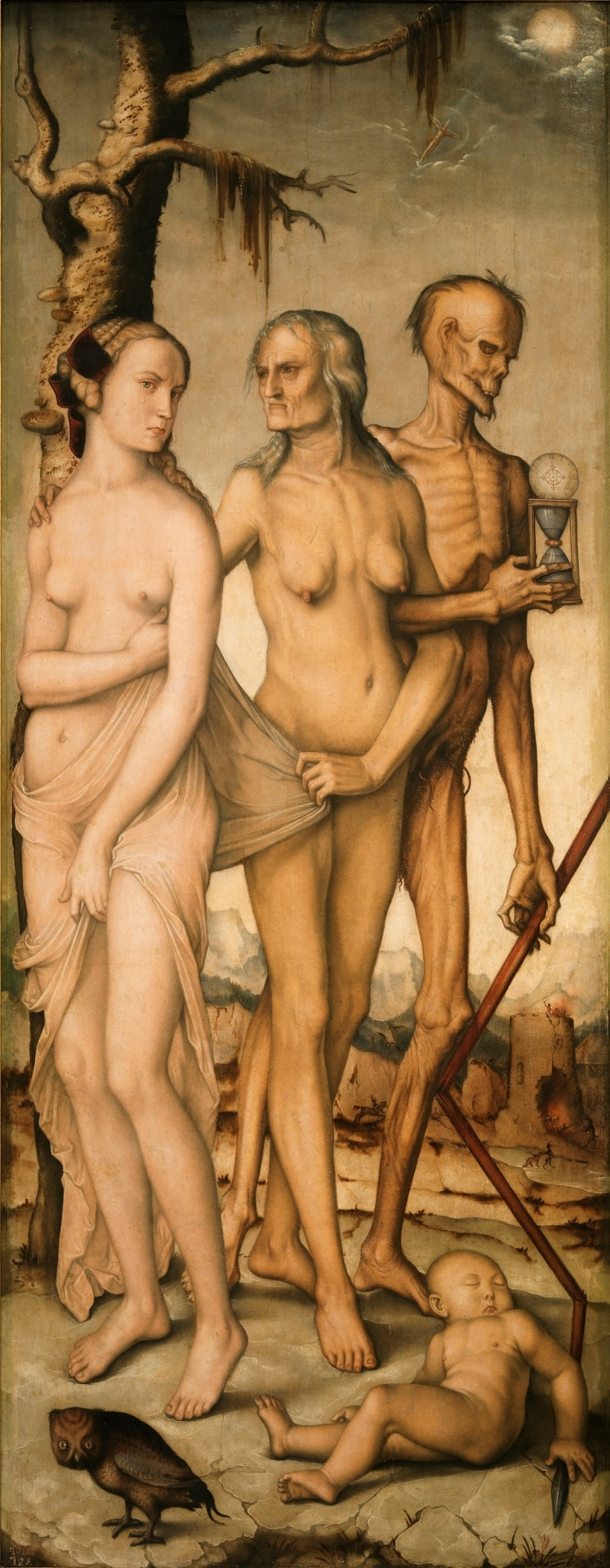 Les Trois Âges de la Femme et la Mort - Hans Baldung Grien