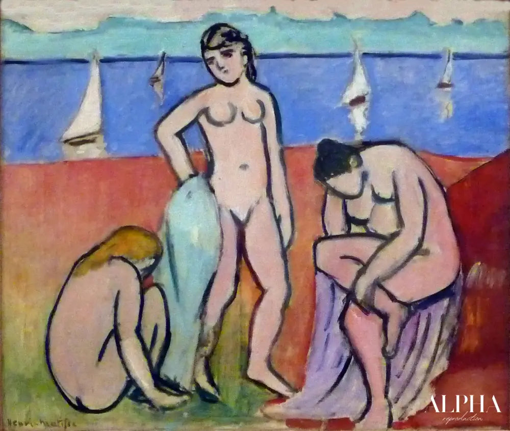 Les trois baigneuses - Matisse - Reproductions de tableaux et peintures haut de gamme