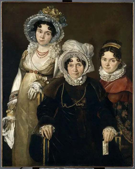 Les Trois Dames de Gand - Jacques-Louis David